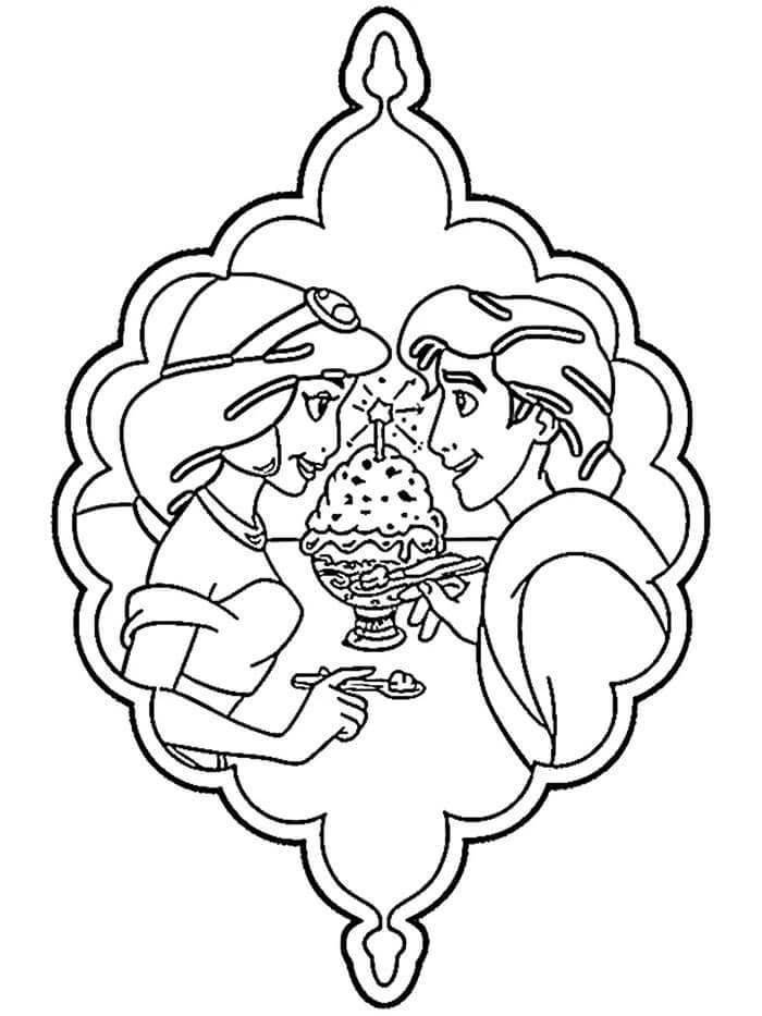 Alaaddin (4) Boyama Sayfası