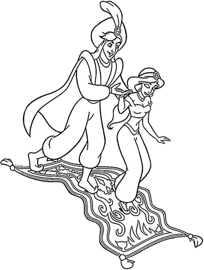 Alaaddin (9) Boyama Sayfası