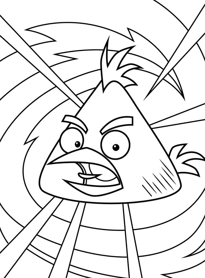 Angry Birds Oyun Boyama Sayfası
