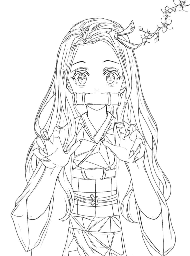Anime Nezuko Boyama Sayfası