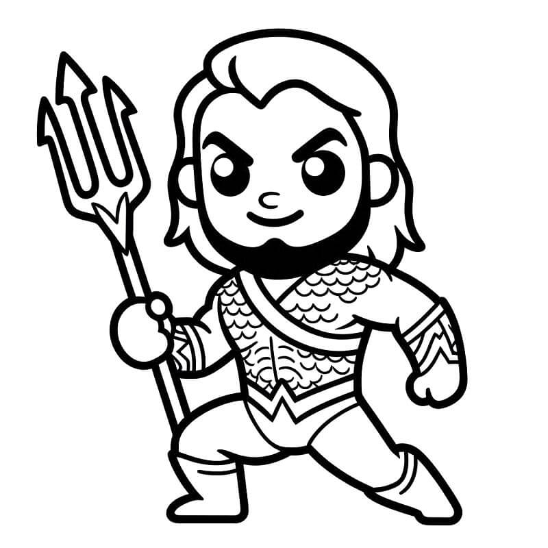 Aquaman (3) Boyama Sayfası