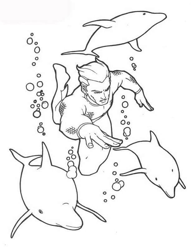 Aquaman (5) Boyama Sayfası