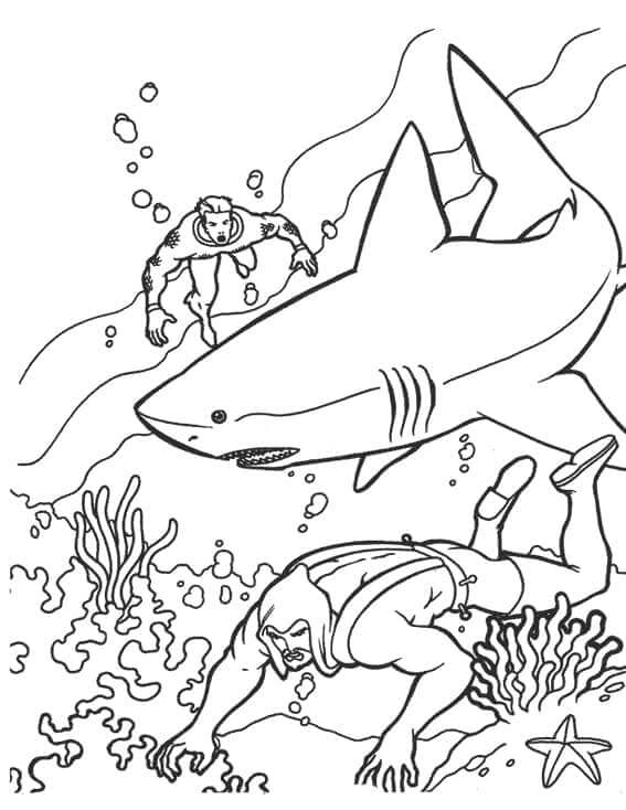 Aquaman (6) Boyama Sayfası