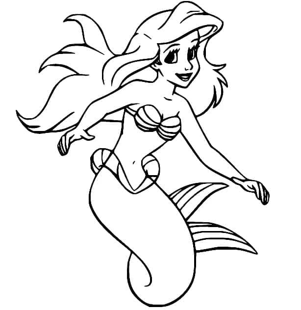 Ariel Disney Boyama Sayfası
