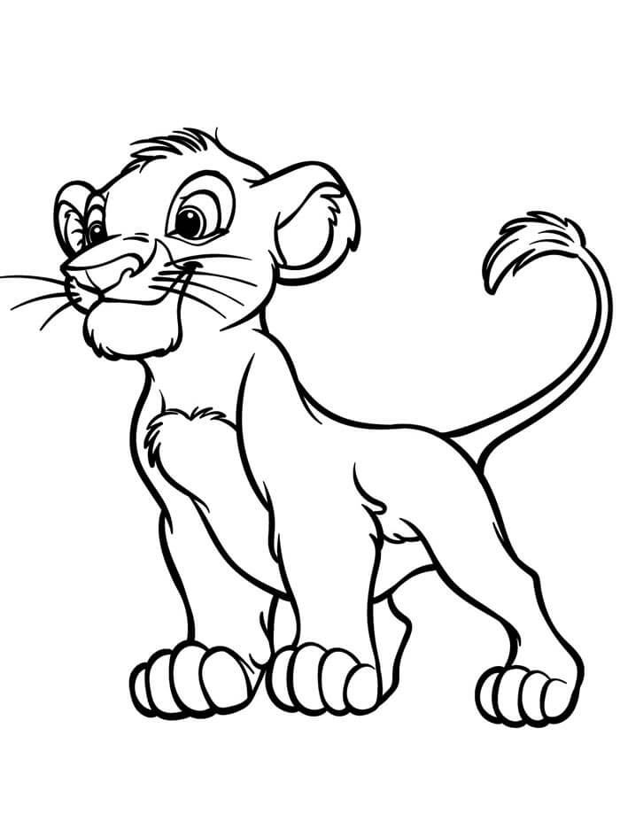 Aslan Kral (5) Boyama Sayfası