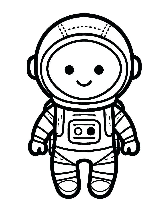 Astronotlar Boyama Sayfaları