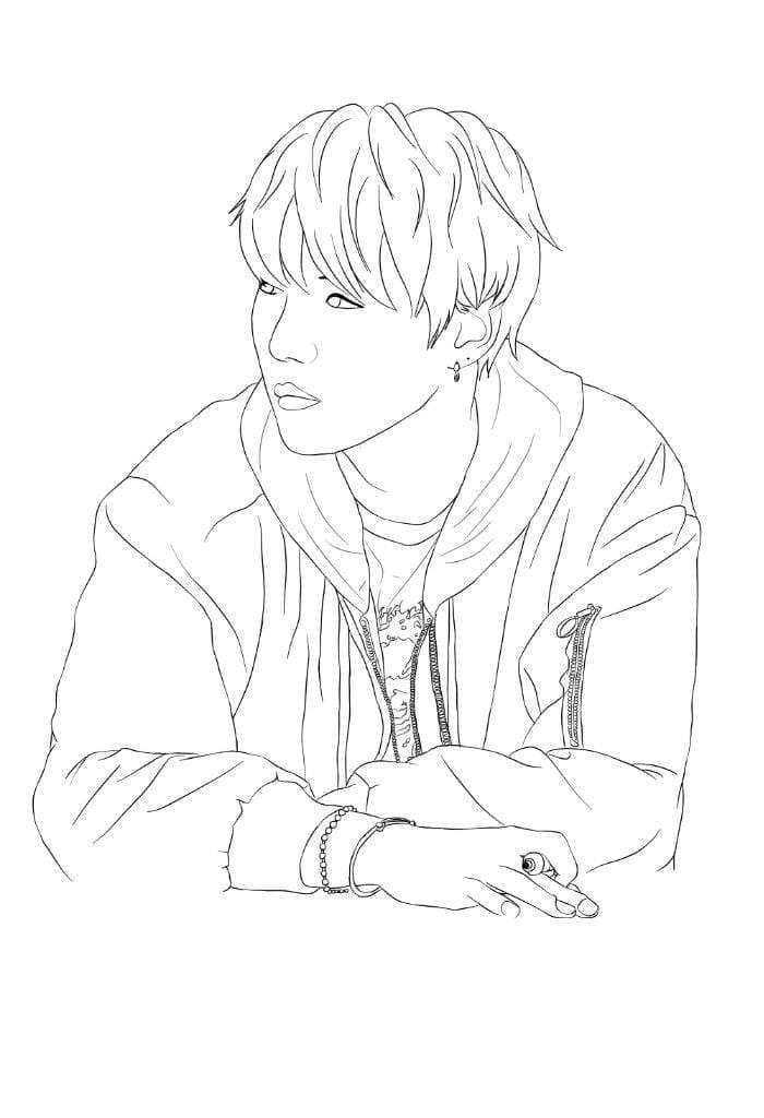 BTS Boyama Sayfaları