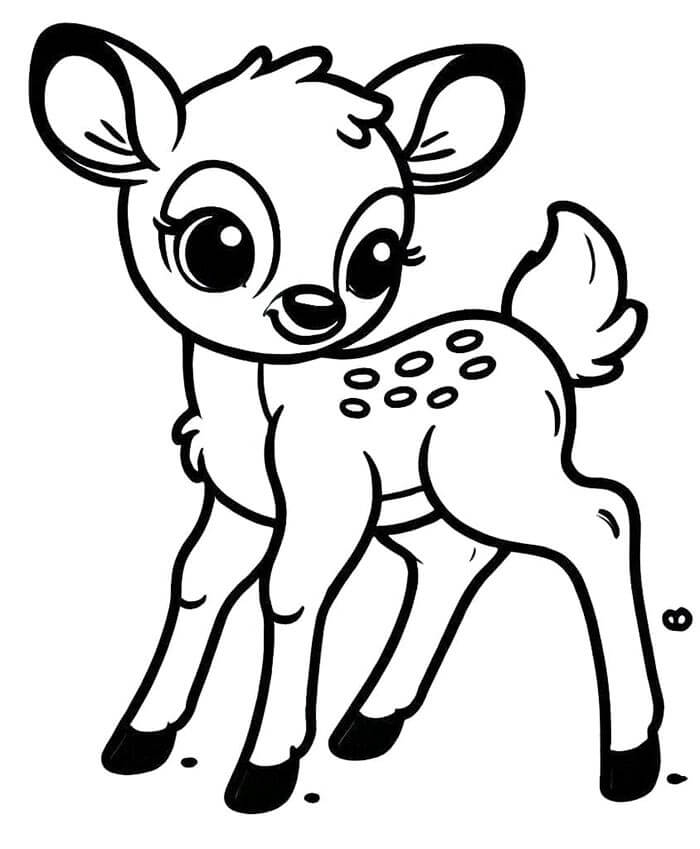 Bambi Disney Boyama Sayfası