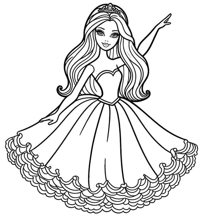 Barbie (1) Boyama Sayfası