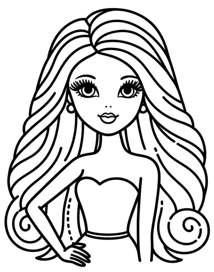 Barbie (11) Boyama Sayfası