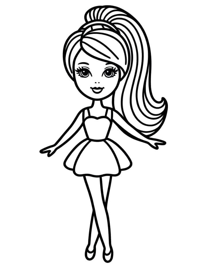 Barbie (12) Boyama Sayfası