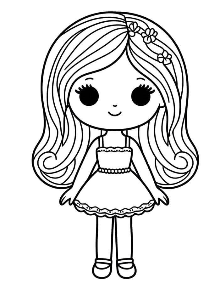 Barbie (2) Boyama Sayfası