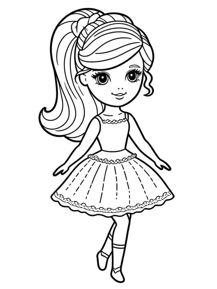 Barbie (3) Boyama Sayfası
