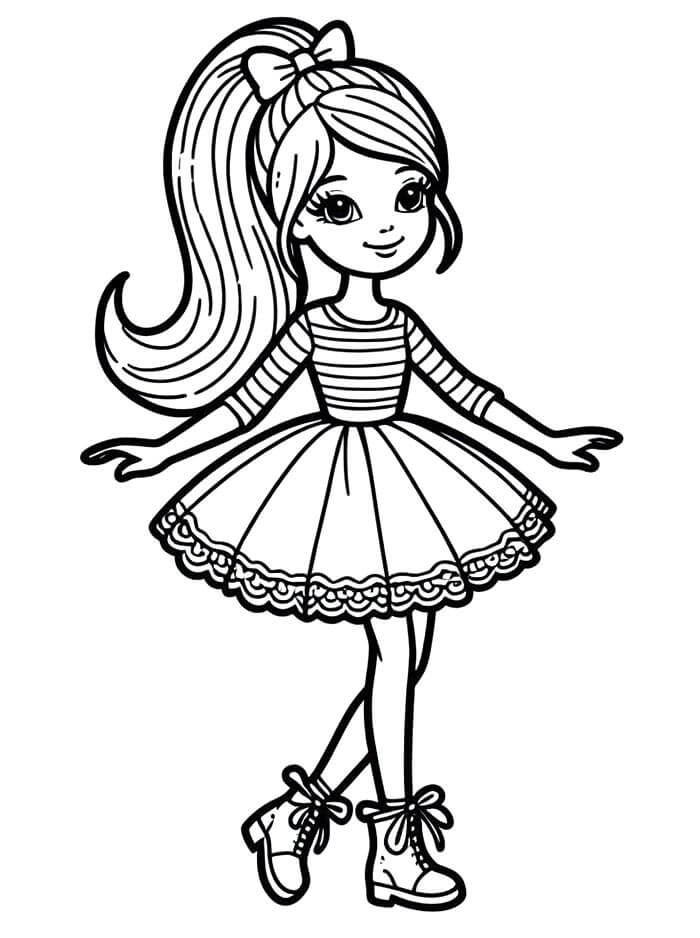 Barbie (6) Boyama Sayfası