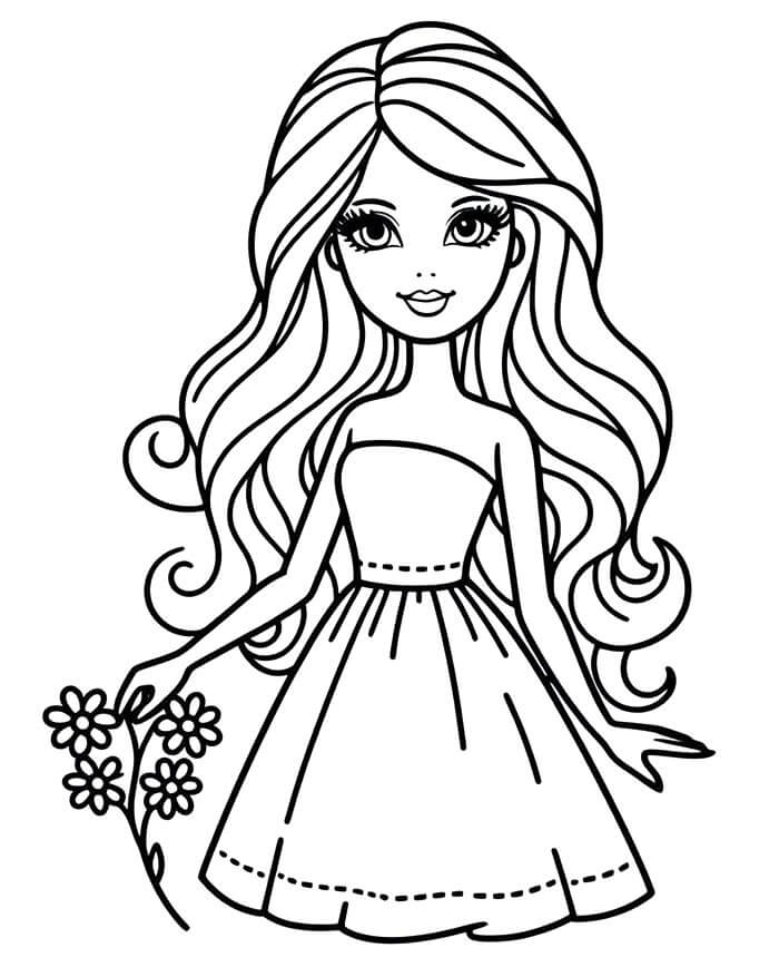 Barbie (9) Boyama Sayfası