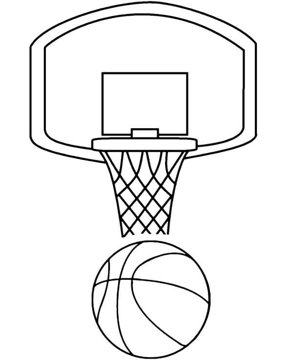 Basketbol (1) Boyama Sayfası