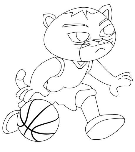Basketbol (2) Boyama Sayfası