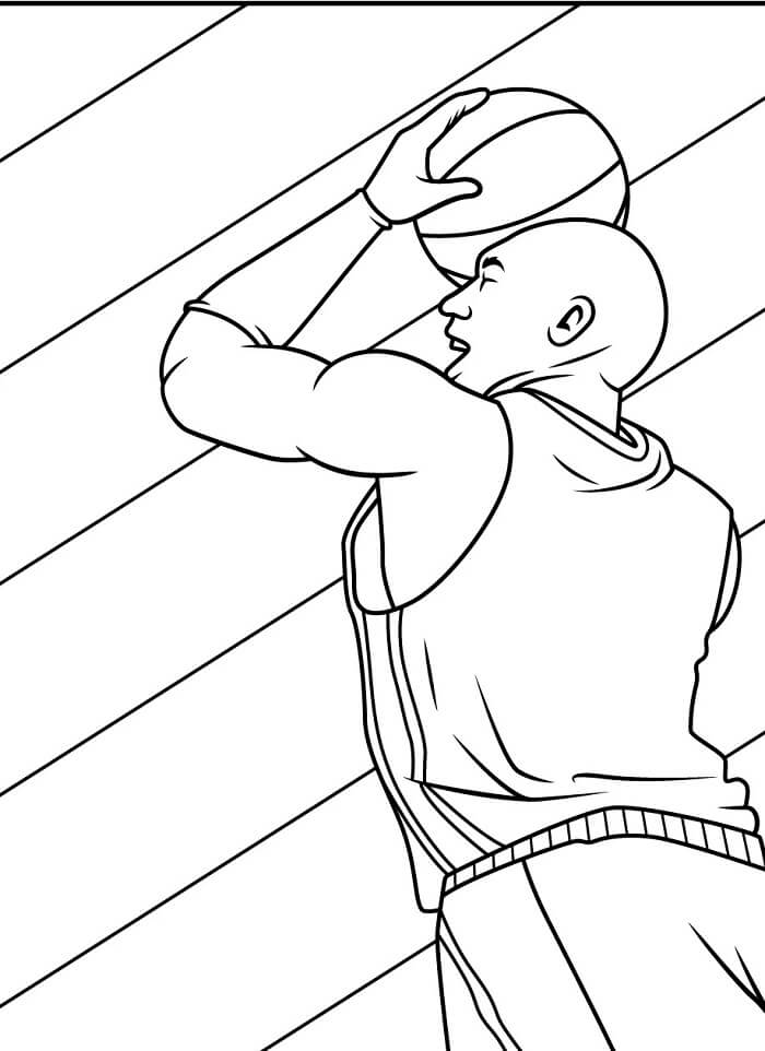Basketbol (4) Boyama Sayfası