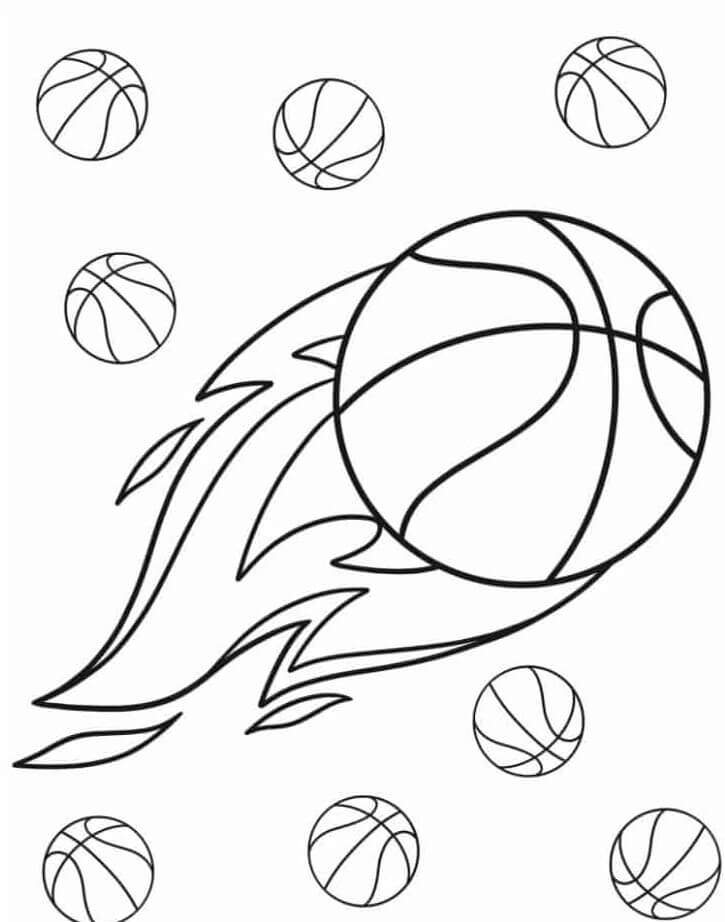 Basketbol (6) Boyama Sayfası