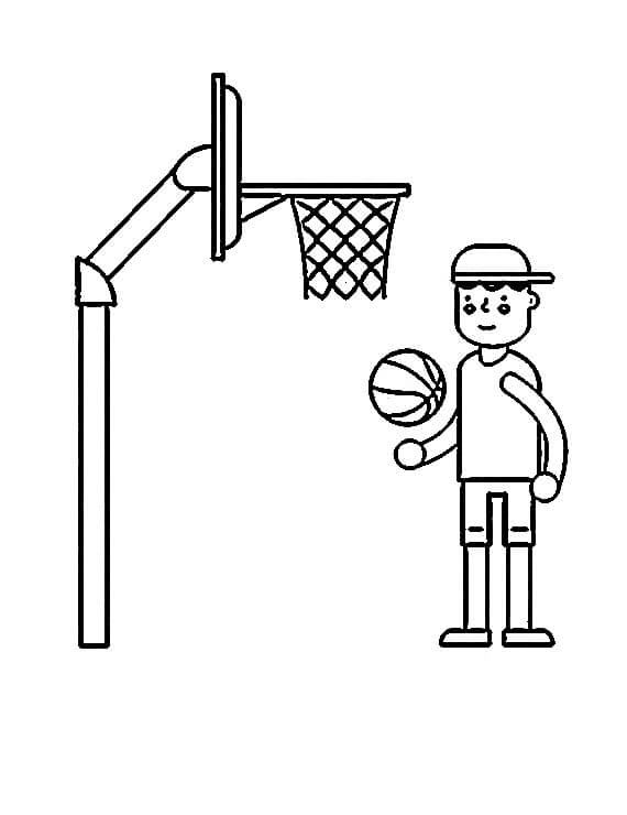 Basketbol (8) Boyama Sayfası