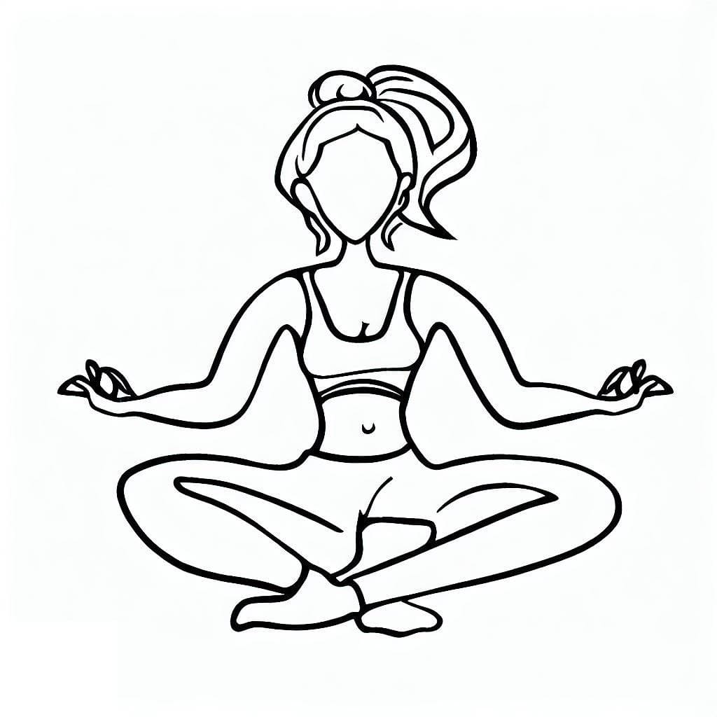 Yoga Boyama Sayfaları