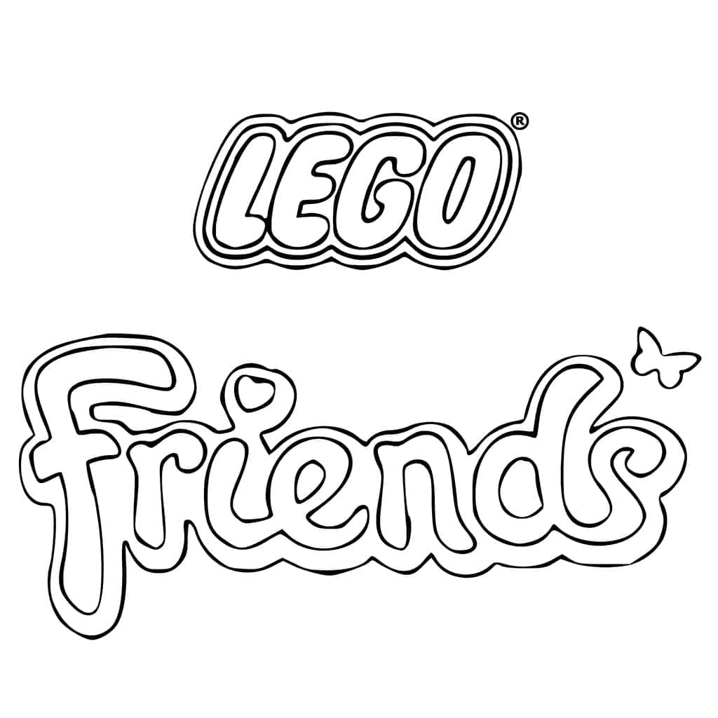 Baskı için Ücretsiz Lego Friends Boyama Sayfası