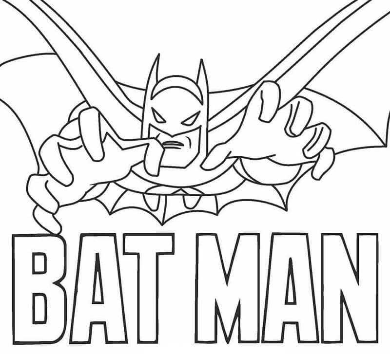 Batman (5) Boyama Sayfası