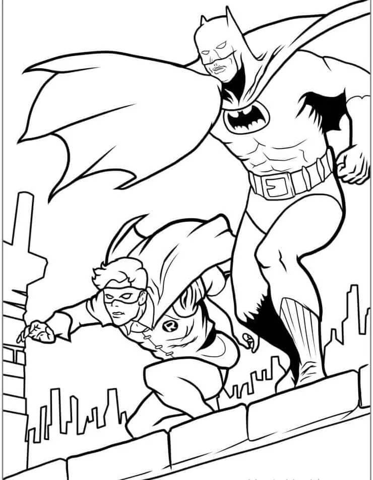 Batman Resmi Çocuklar İçin Boyama Sayfası