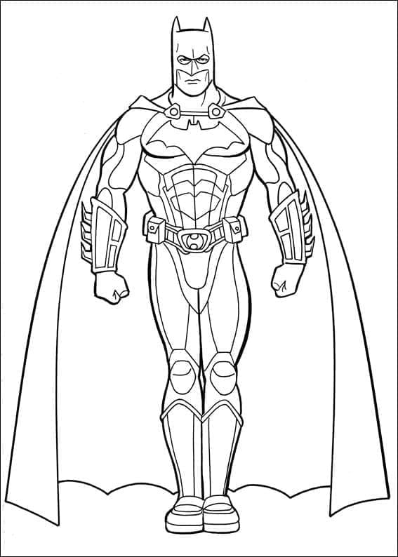 Batman Resmi Boyama Sayfası