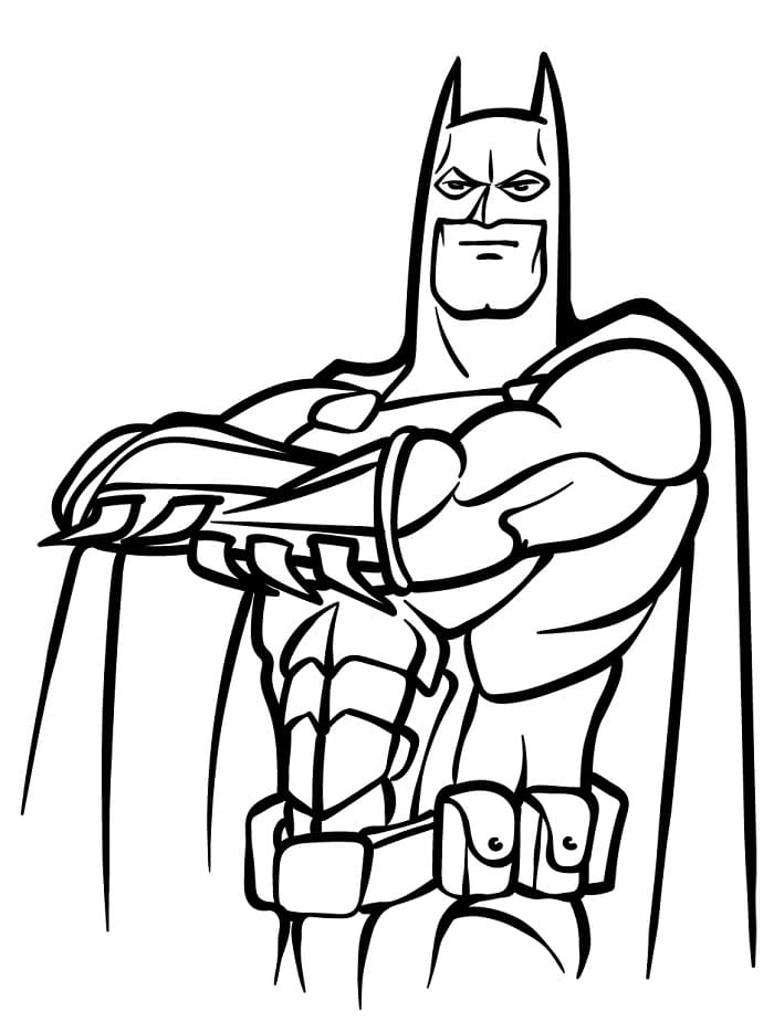 Batman Süper Güçleri Boyama Sayfası