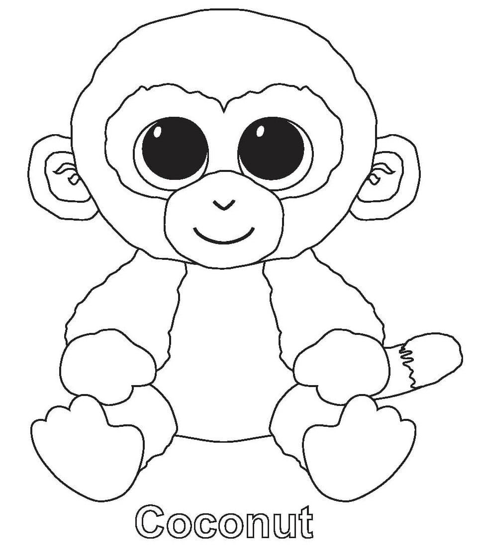 Beanie Boo (1) Boyama Sayfası