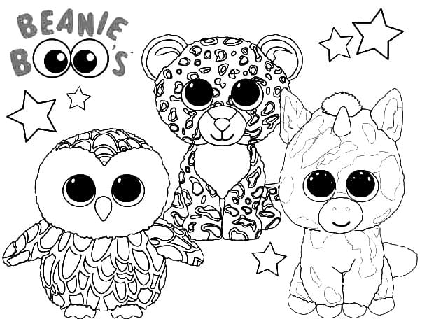 Beanie Boo (10) Boyama Sayfası