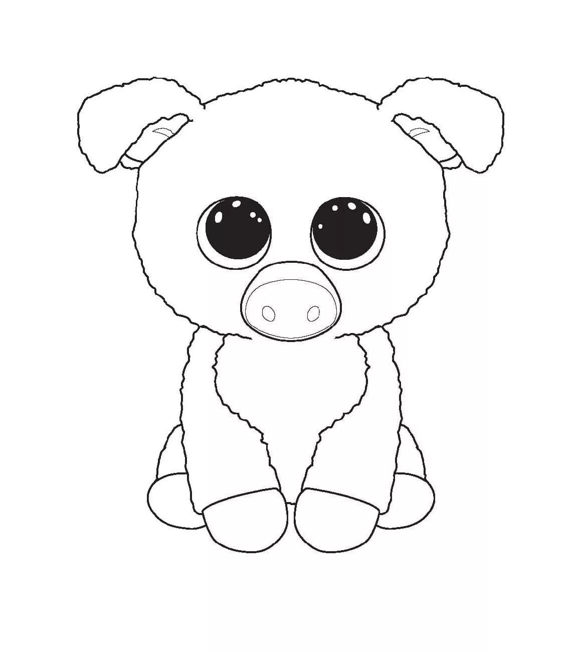 Beanie Boo (12) Boyama Sayfası