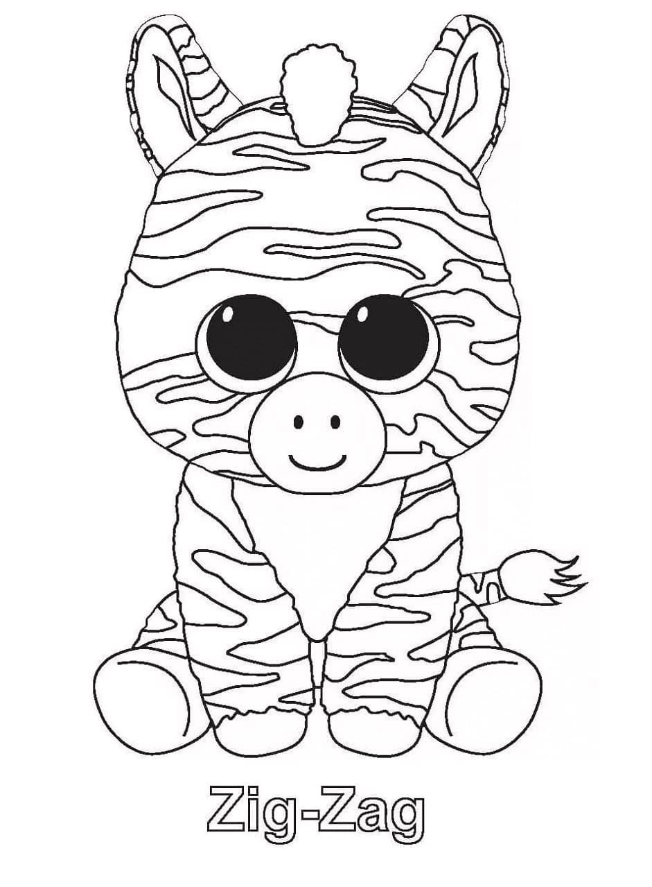 Beanie Boo (4) Boyama Sayfası
