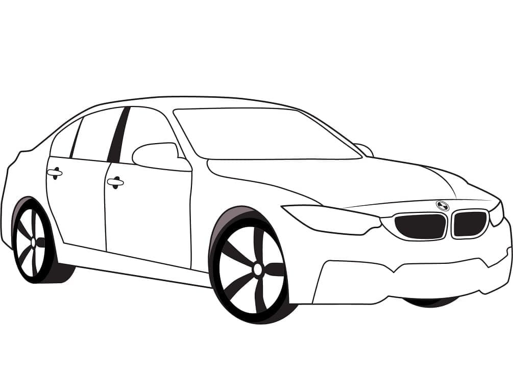 Bedava BMW görseli Boyama Sayfası