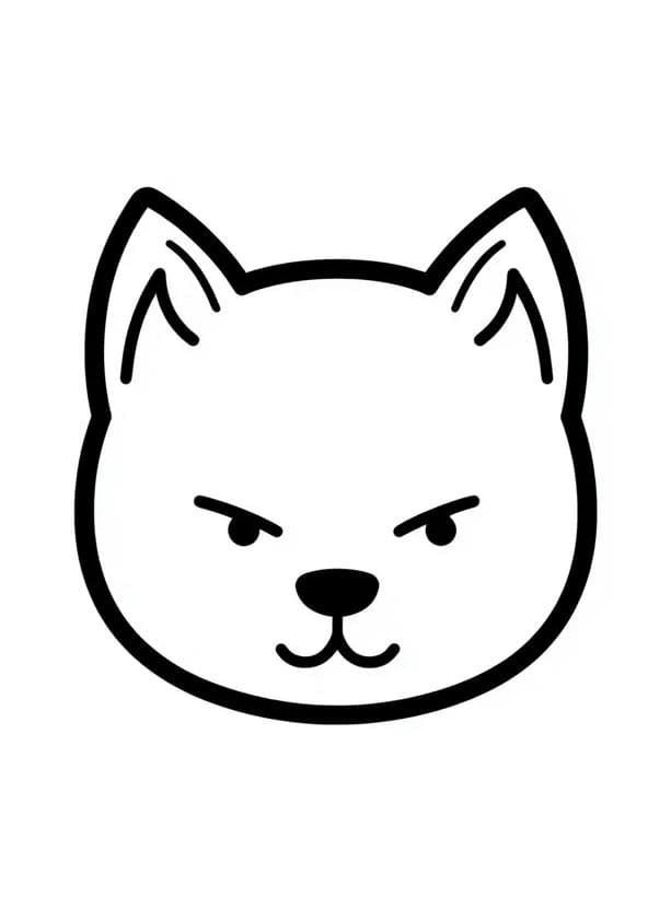 Bedava Emoji Resmi Boyama Sayfası