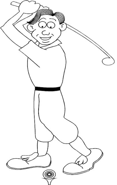 Bedava Golf Boyama Sayfası
