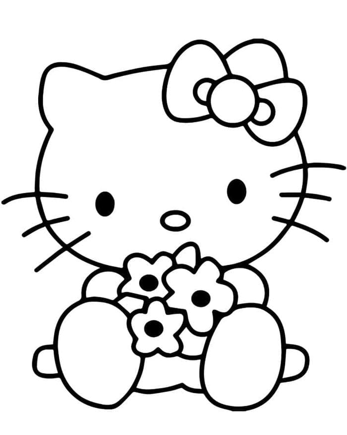 Bedava Hello Kitty Boyama Sayfası