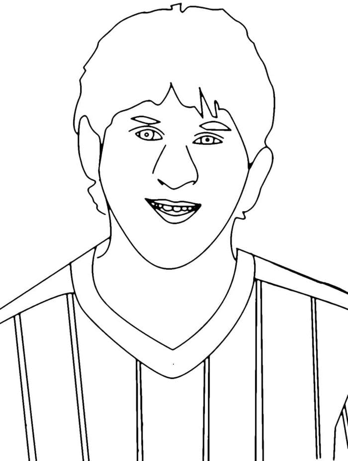 Bedava Lionel Messi Boyama Sayfası