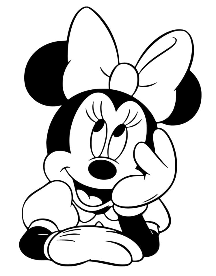 Bedava Minnie Boyama Sayfası