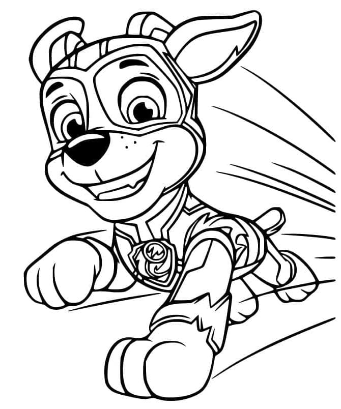 Bedava Paw Patrol yazdırmak için Boyama Sayfası