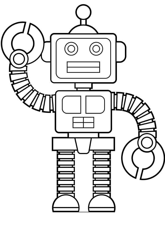 Bedava Robot Boyama Sayfası