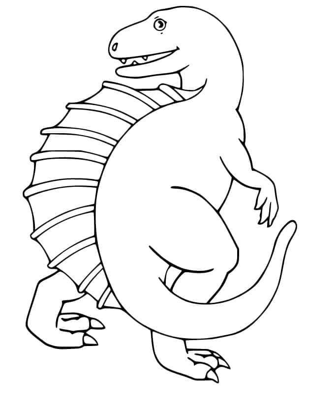 Bedava Spinosaurus Boyama Sayfası