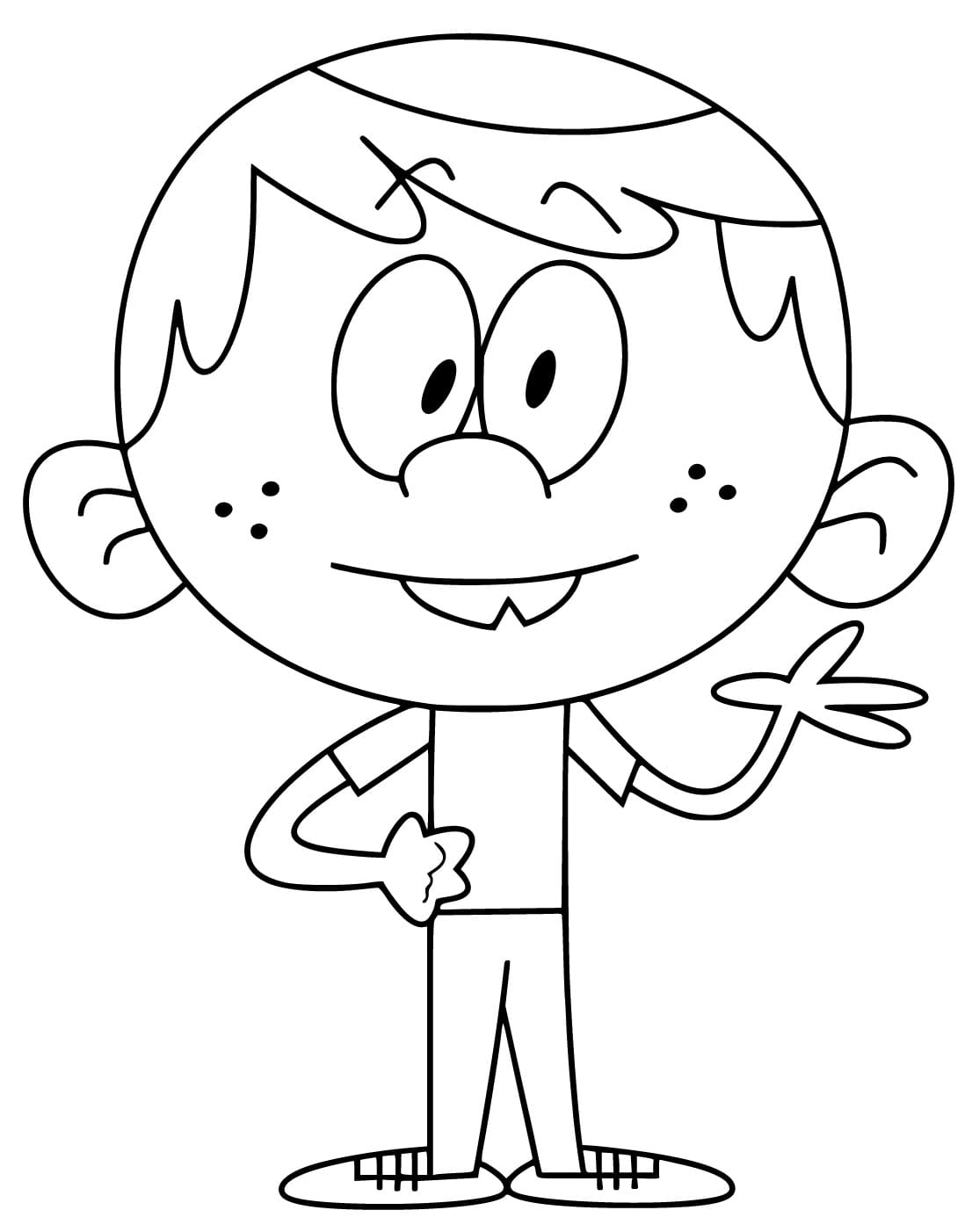 Bedava The Loud House Boyama Sayfası