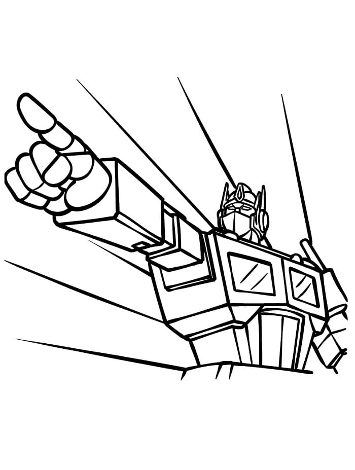 Bedava Transformers Boyama Sayfası