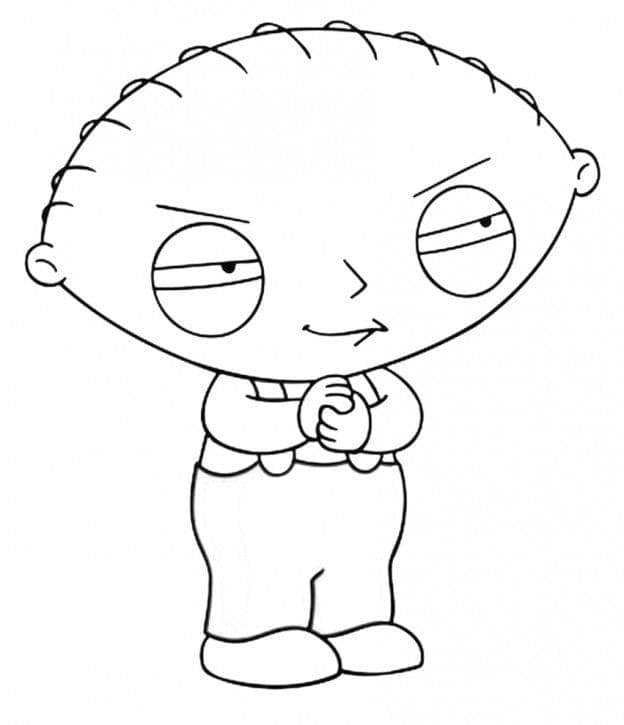 Bedava Yazdırılacak Family Guy Boyama Sayfası
