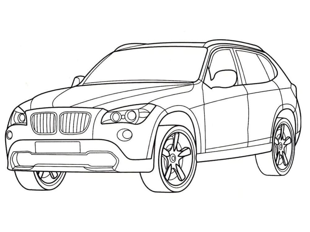 Bedava yazdırılabilir BMW sayfası Boyama Sayfası