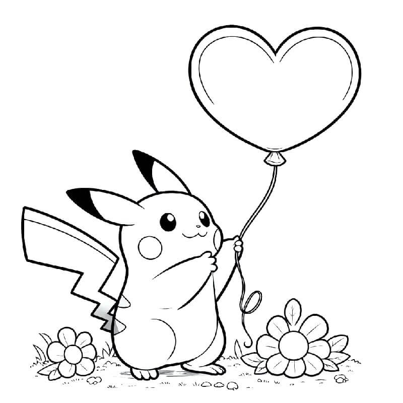 Bedelsiz Çocuklar İçin Pikachu Boyama Sayfası