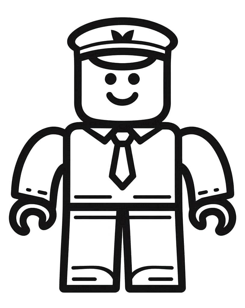 Bedelsiz Çocuklar İçin Roblox Boyama Sayfası