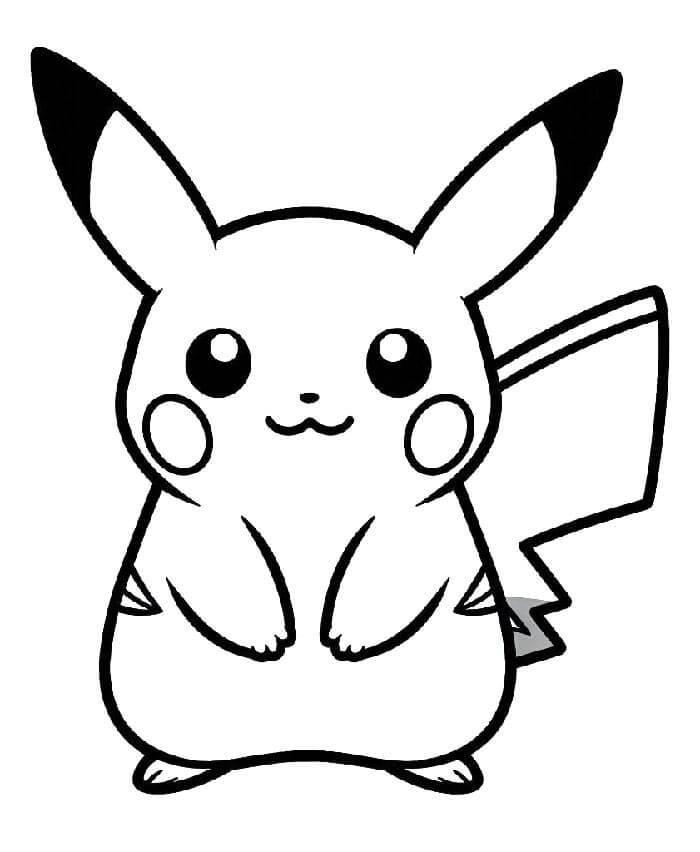 Pikachu Boyama Sayfaları